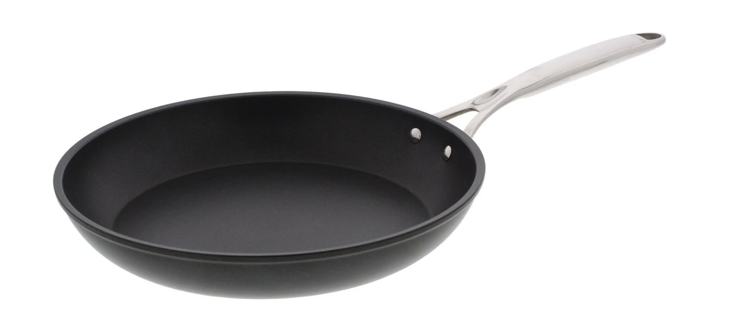 Cristel Castel'pro Exceliss+ Ultralu Koekenpan Met Anti-aanbaklaag ø 28 Cm Aluminium Zwart