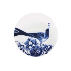 Royal Delft Peacock Symphony Gebaksbord ø17 Cm Aardewerk Wit
