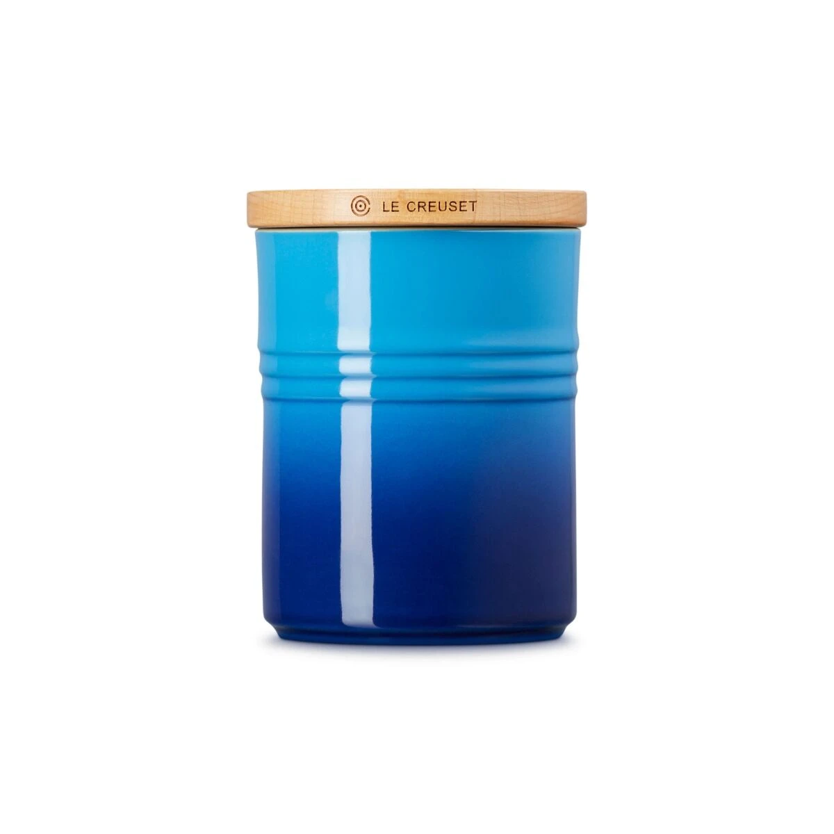 Le Creuset Voorraadpot Met Houten Deksel ø 10 X 12 Cm Aardewerk Azure - Afbeelding 2