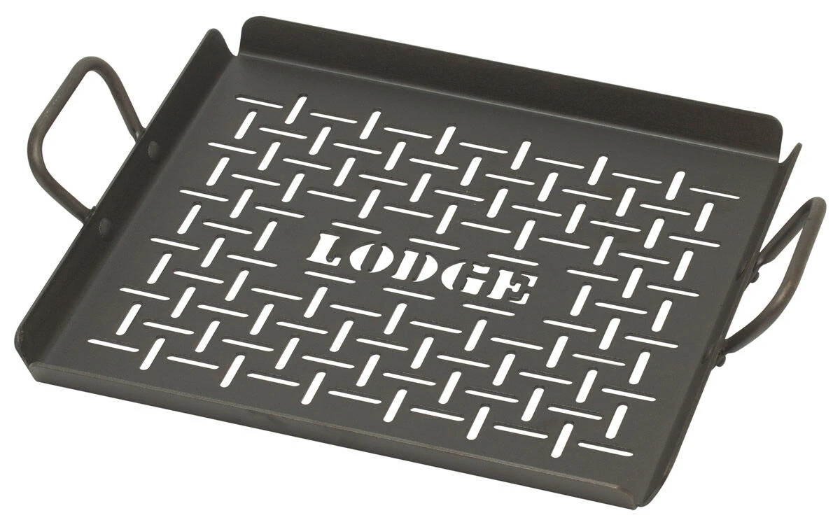 Lodge Outdoor Grillpan 33 X 30,5 Cm Staal Zwart