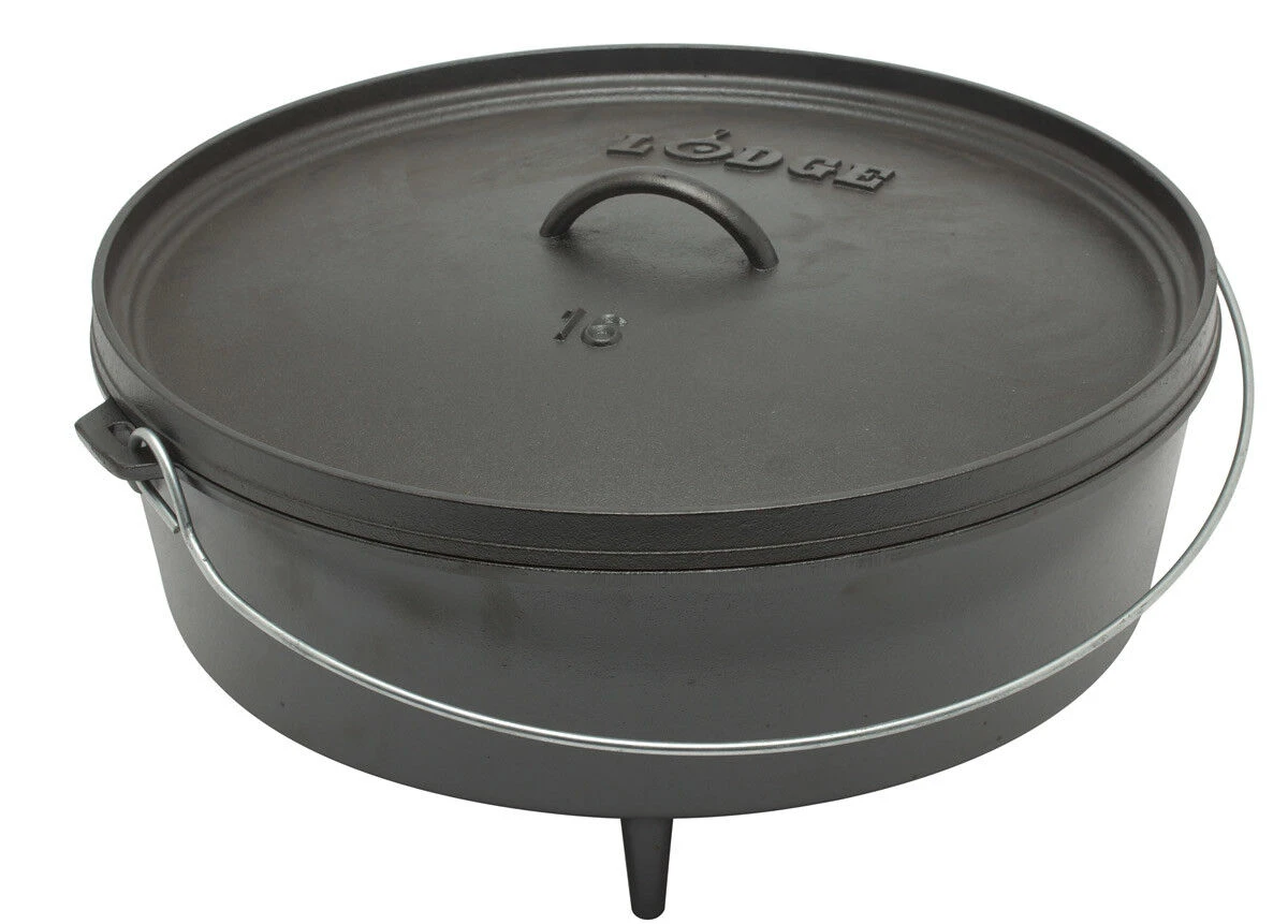 Lodge Logic Camp Dutch Oven ø 30,5 Cm Gietijzer Zwart