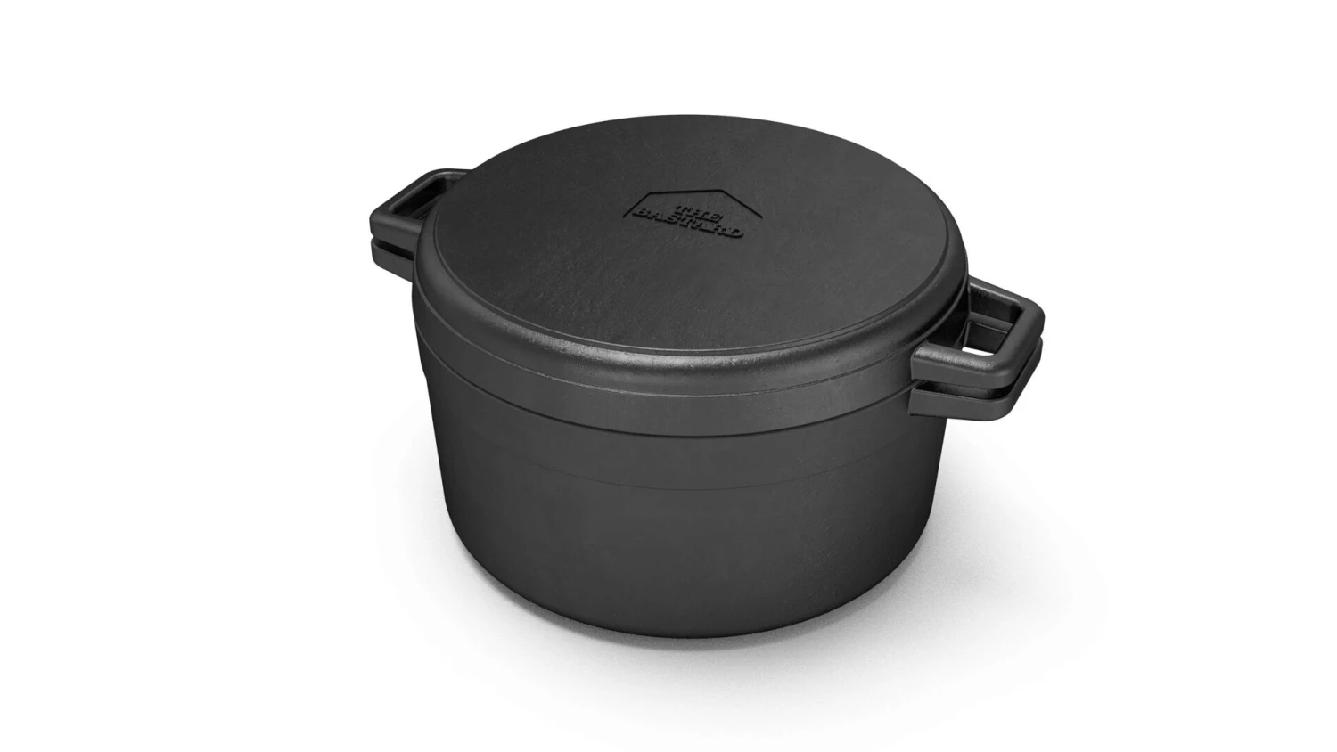 The Bastard Dutch Oven & Griddle Medium ø 24 Cm Gietijzer Zwart