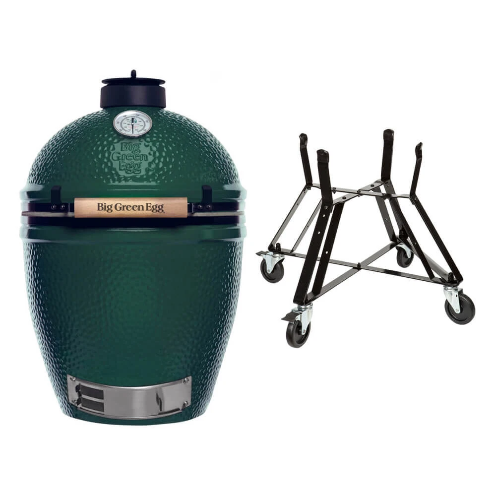 Big Green Egg Large Barbecue ø 47 Cm Keramiek Groen Met Onderstel - Afbeelding 4