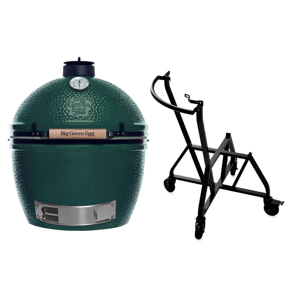 Big Green Egg Extra Large Barbecue ø 67,5 Cm Keramiek Groen Met IntEGGrated Nest En Handler