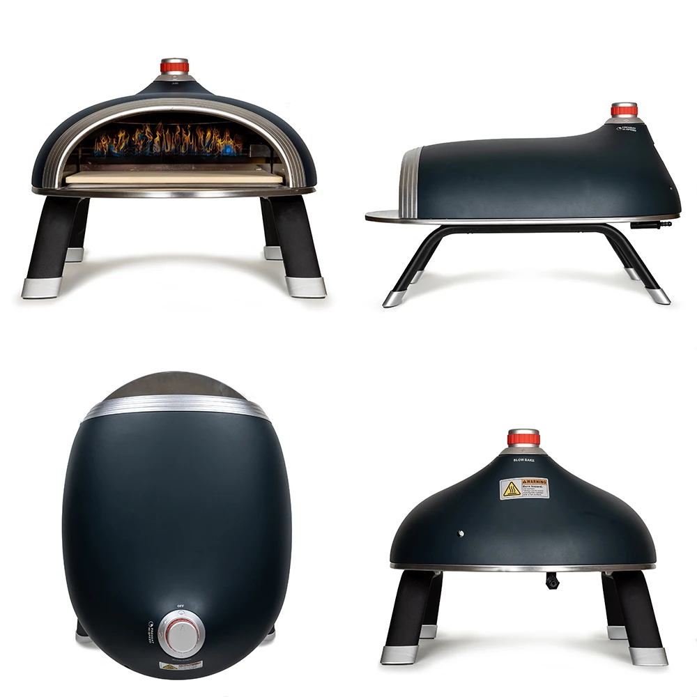 Delivita Diavolo Gas Pizza-oven Compleet Navy Blue - Afbeelding 2