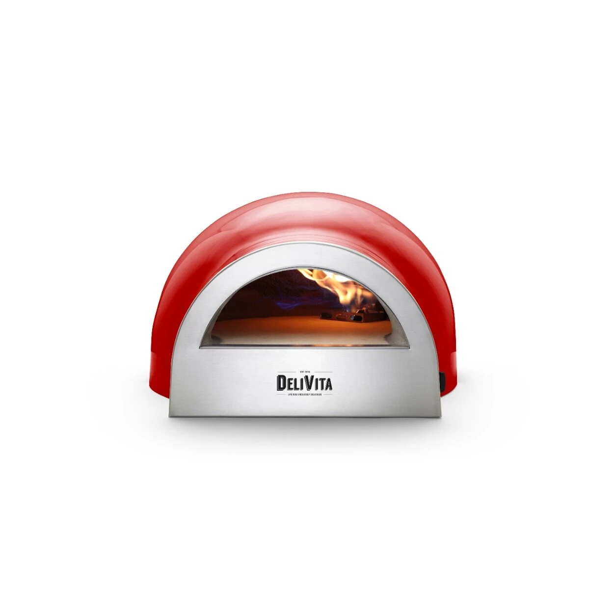 Delivita Eco Gas Pizza-oven Chili Red