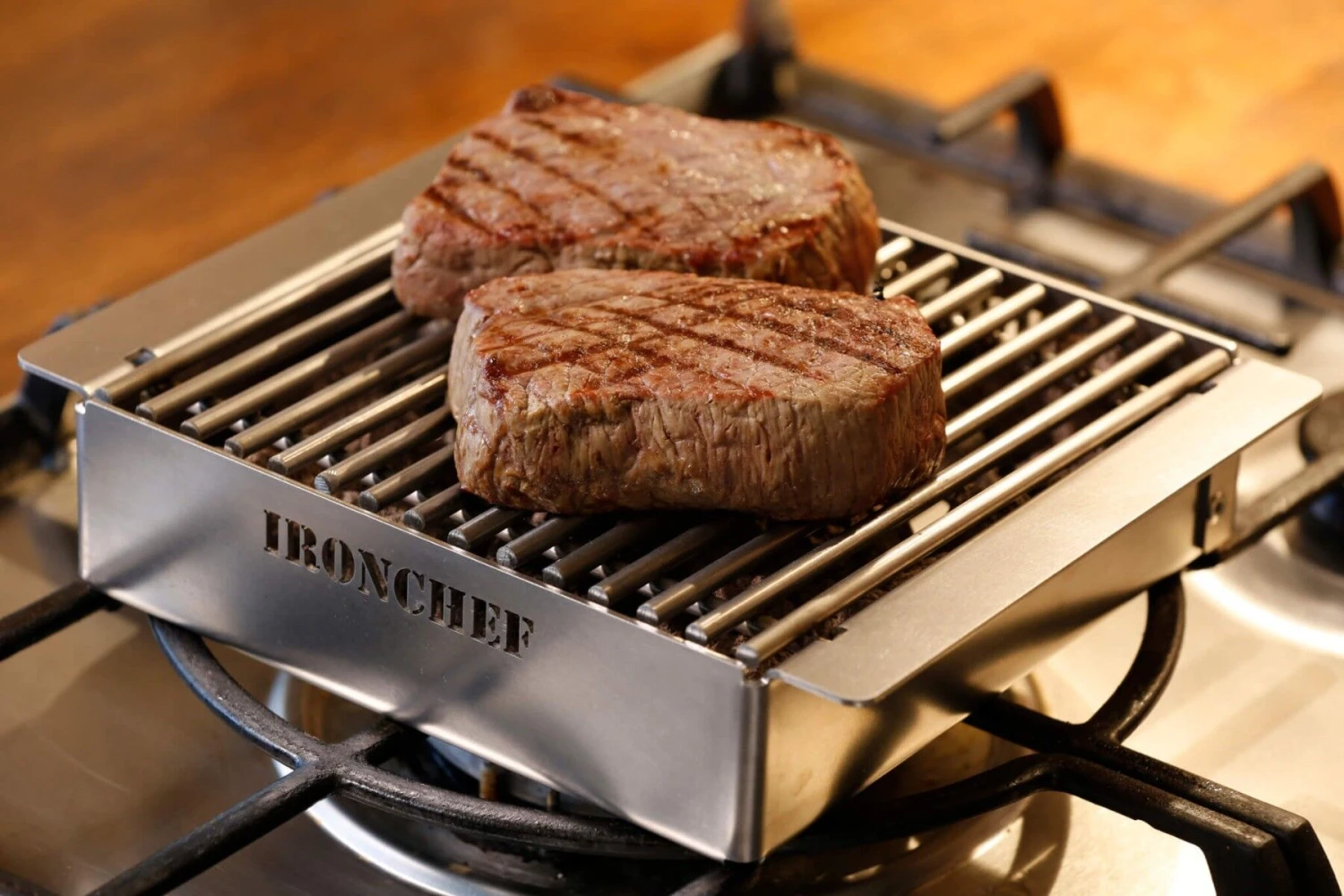 Ironchef Lavagrillpan 26 X 21 Cm Rvs - Afbeelding 4