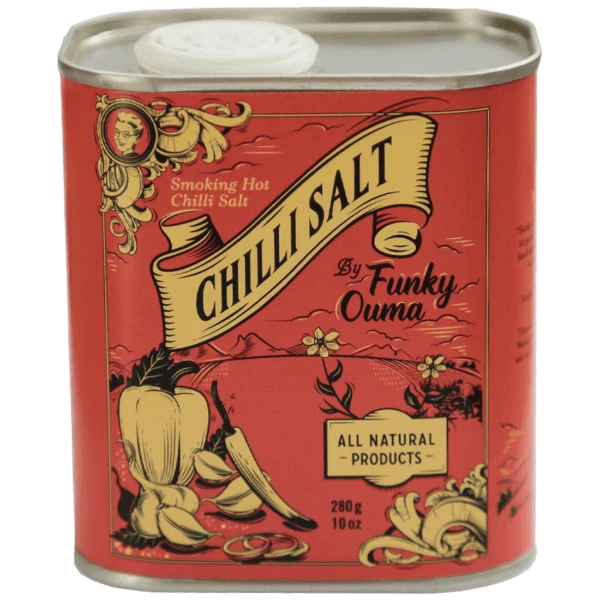 Funky Ouma Chilli Zout 280 Gram