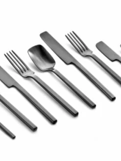 Serax HEII Marcel Wolterinck Bestekset In Giftbox Antraciet 24-delig