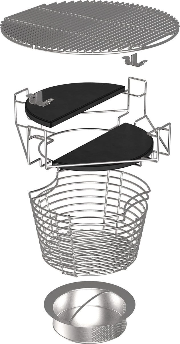 The Bastard Large Half Moon Stone ø 37 Cm Zwart - Afbeelding 2