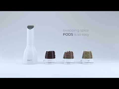 Finamill All-In-One Kruidenmolen Inclusief 2 Pro Plus Pods Midnight Black - Afbeelding 3