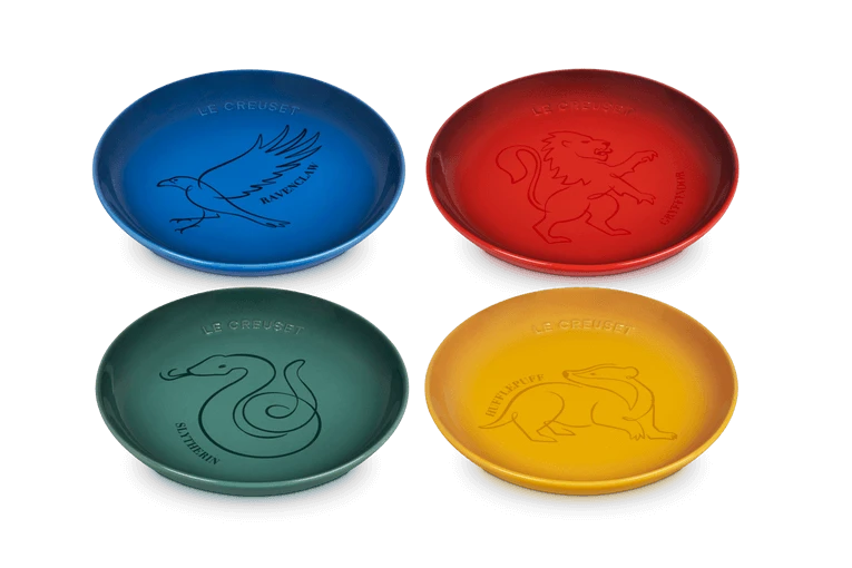 Le Creuset Harry Potter™ Hogwarts™ Houses Gebaksborden Aardewerk 4-delig - Afbeelding 2