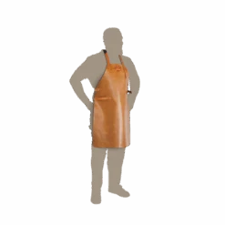 OFYR Leren Schort Congacbruin