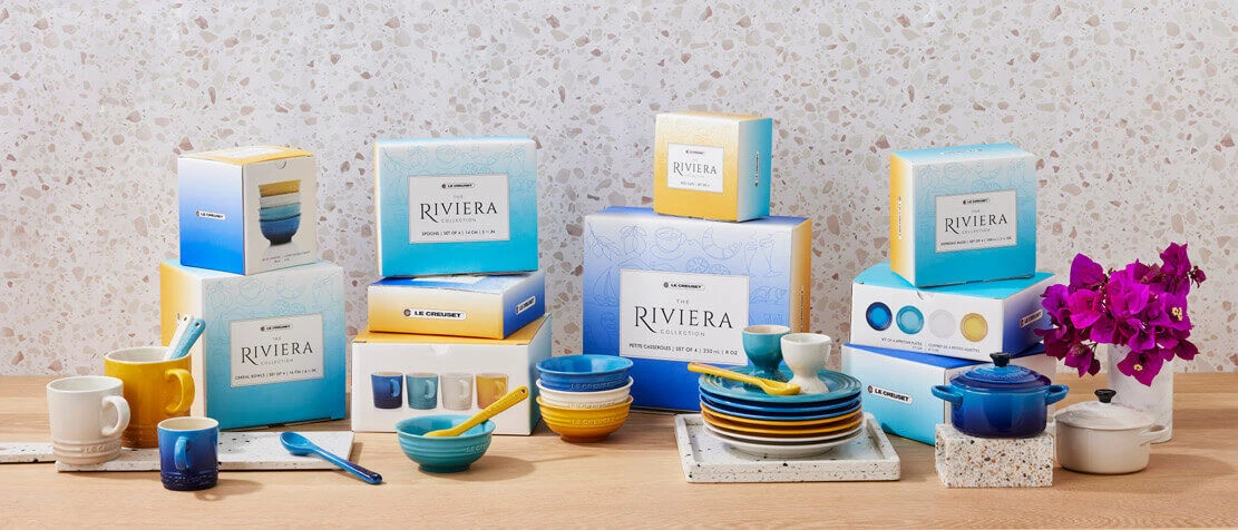 Le Creuset Riviera Collection Dessertbord ø 17 Cm Aardewerk 4-delig - Afbeelding 2