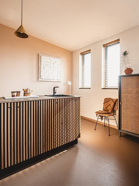 HK Living 70's ACE6881 Stream Theepot 1,2 Liter Aardewerk Oranje-bruin - Afbeelding 7